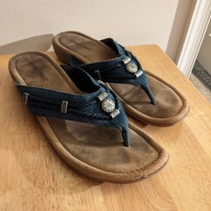 Minnetonka Denim Sandals